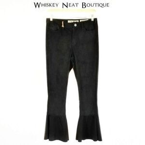 Indigo Rein Black Faux Suede Flare Pants Size 3  4 0038